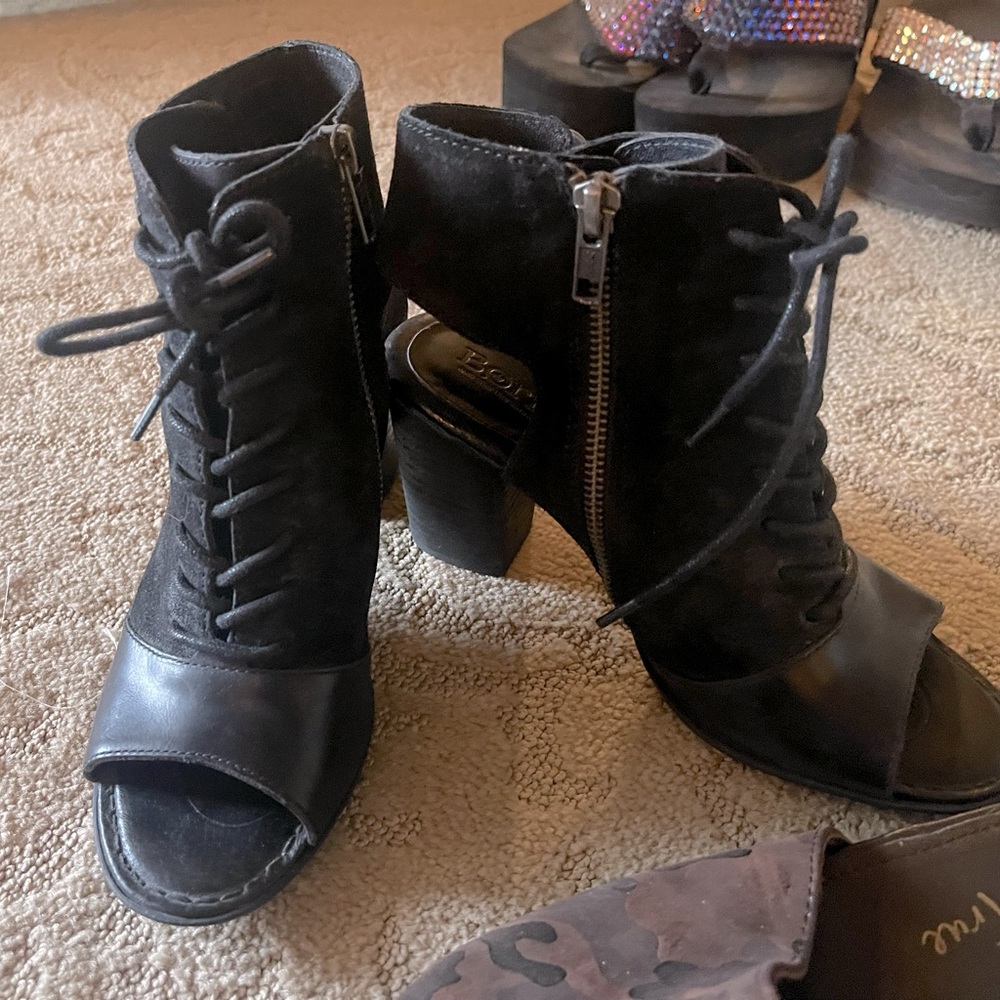 Born Open Toe Heeled Booty